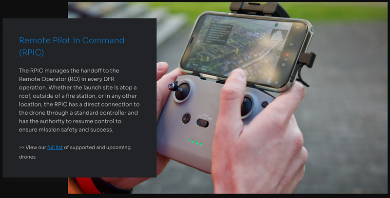 DroneSense DFR Software - Remote Robotic